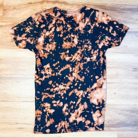 Custom bleached Marvel Black Panther T-shirt - Picture 2 of 4
